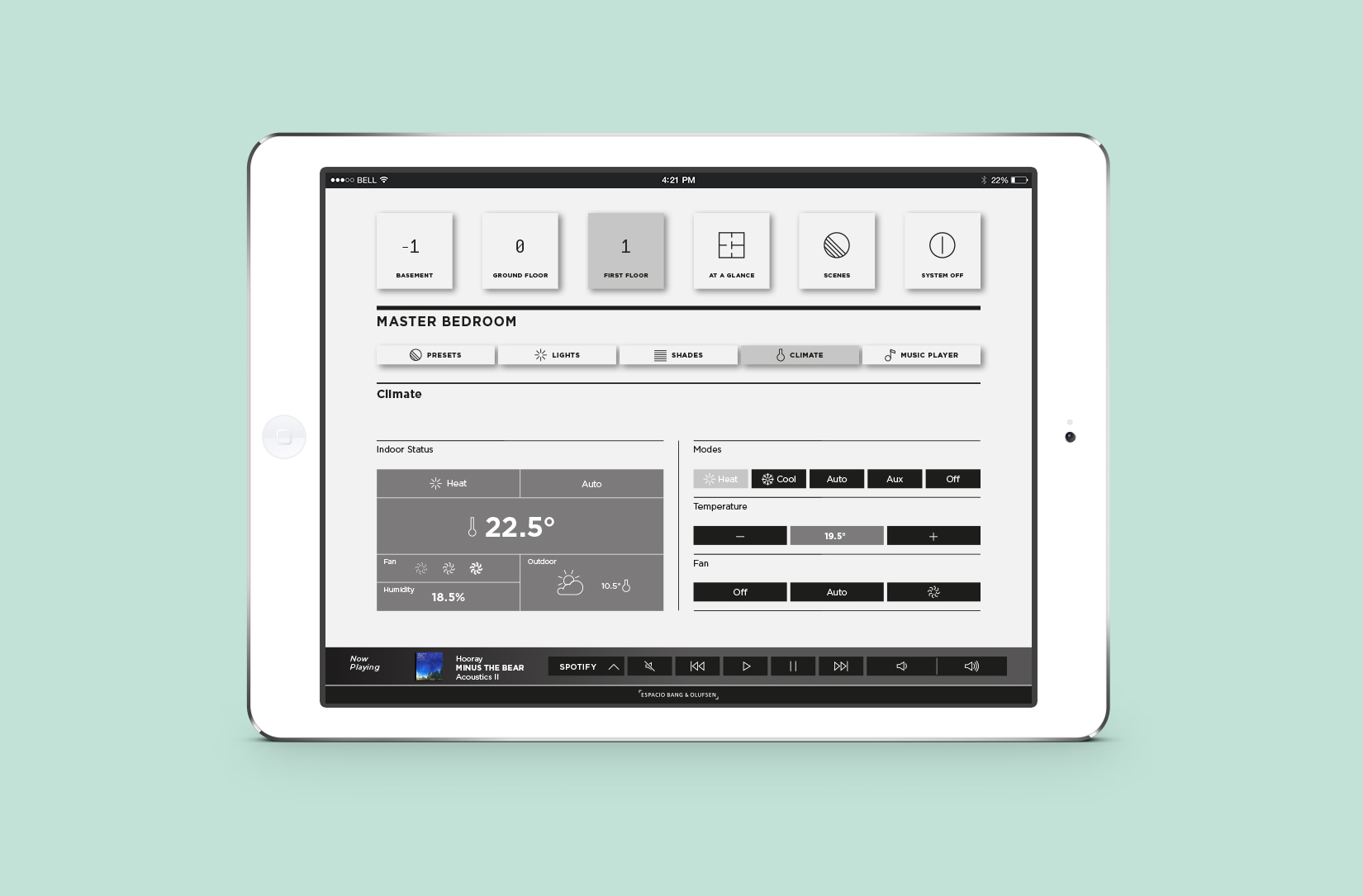 Bang and Olufsen Touch Control